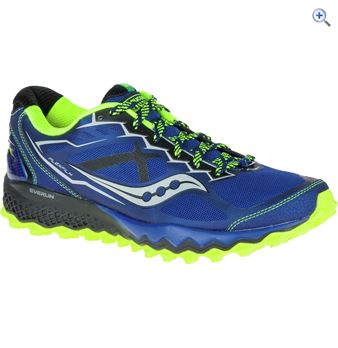 Saucony Peregrine 6 Men's Trail Shoe - Size: 7.5 - Colour: Blue / Black